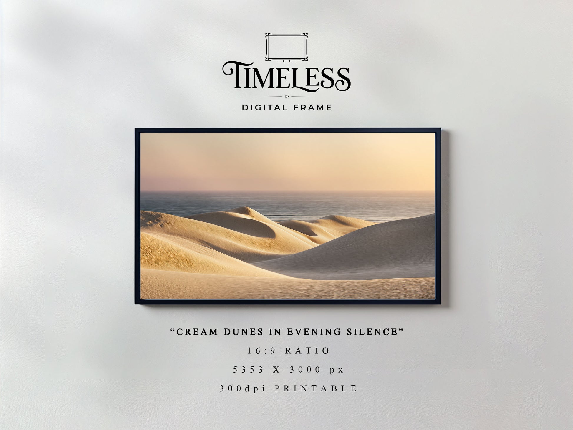 Sunset Coast Seascape coastal seascape Art #203 | Digital Download for Samsung Frame TV, Horizontal Wall Art Print