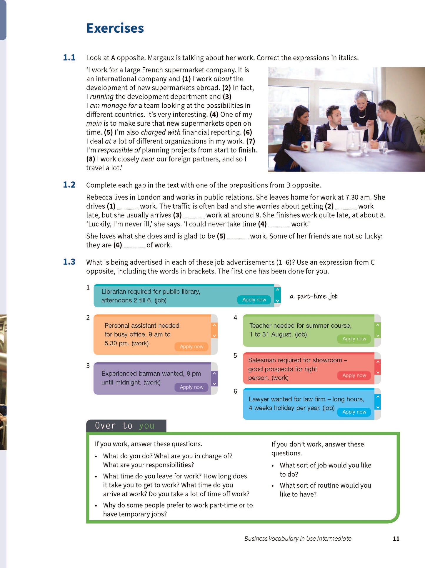 Business English Vocabulary Self-Study: Intermediate Level | 66 Units with Exercises & Answers (PDF)