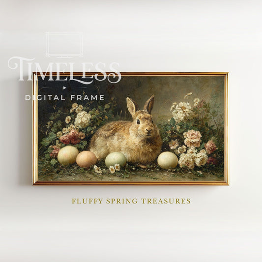 Fluffy Spring Treasures #18 | Digital TV Frame Art