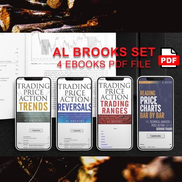 Al Brooks Complete Price Action Series: 4 PDF Trading Books Bundle