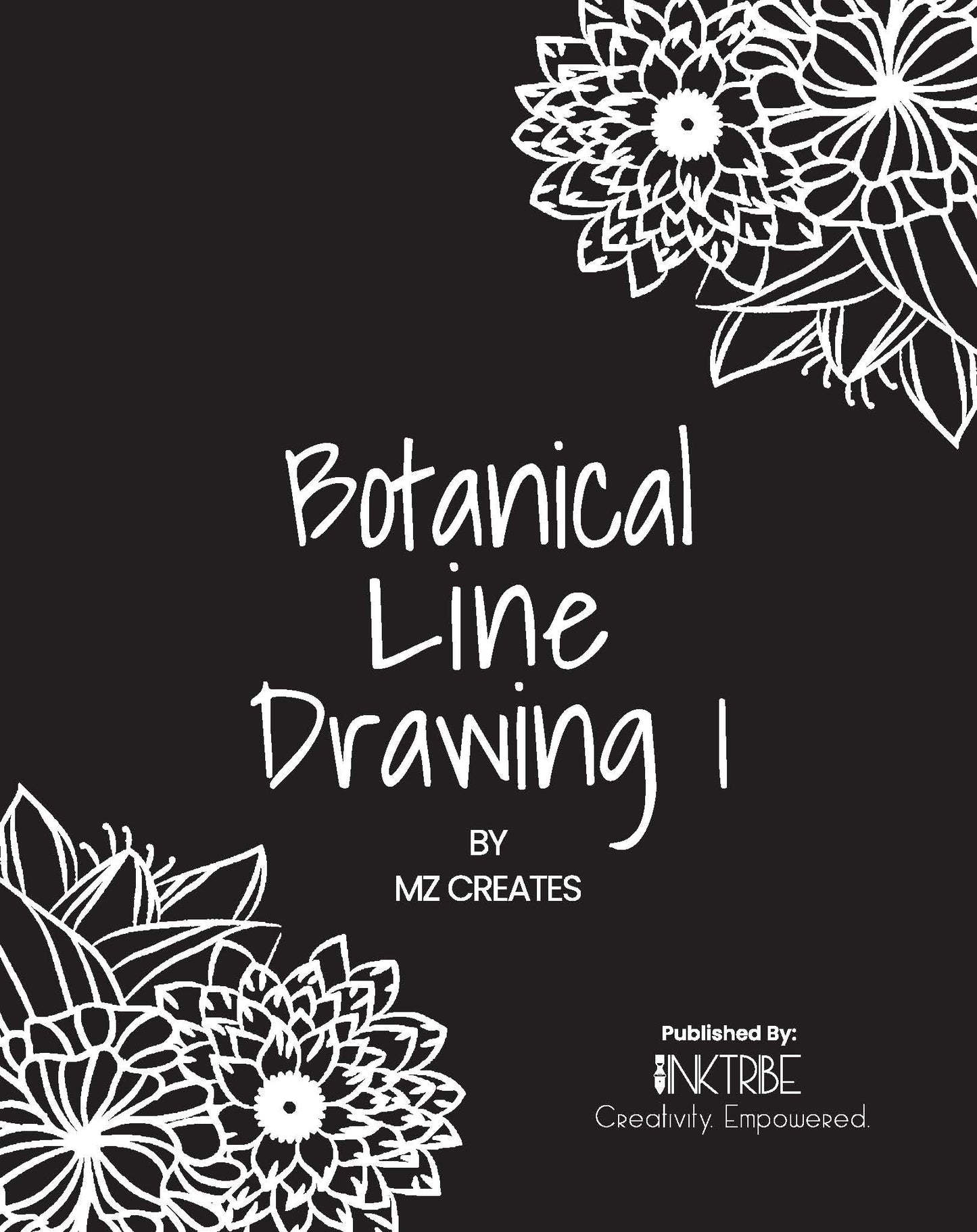 Botanical Line Drawing I by MZ Creates